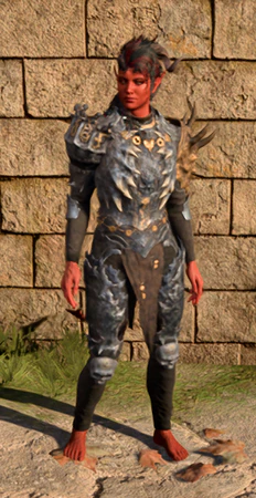 Helldusk Armour worn by Karlach