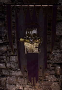 Jergal's symbol on a banner.
