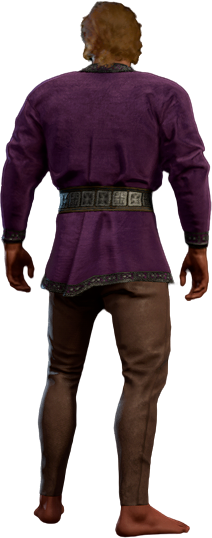 Snug Purple Shirt High Elf Back