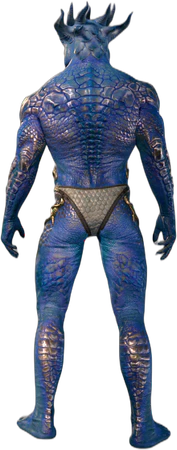 Bronze Underwear Dragonborn Back