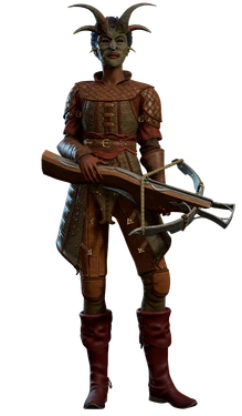 Grisly wearing a Whispering Mask