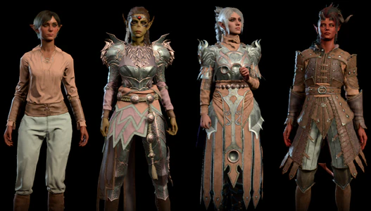 Examples of dye on various materials.