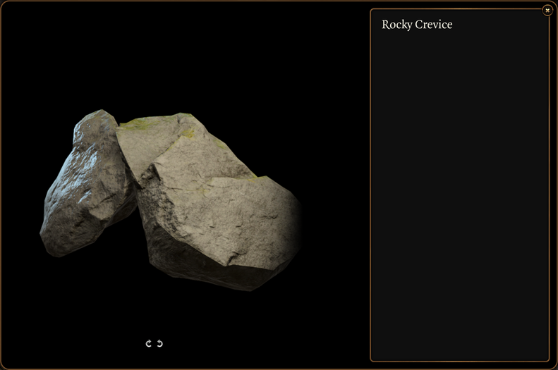 Rocky Crevice Examine.png