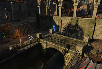 Baldur's Gate Alley Campsite