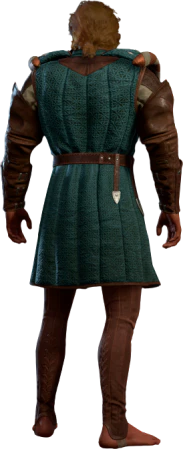 Padded Armour +1 High Elf Back