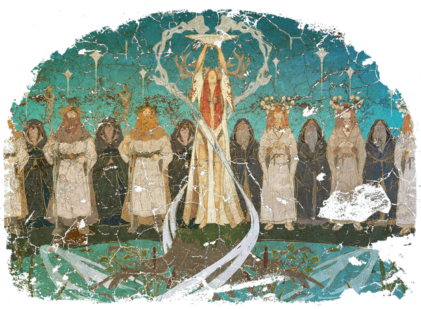 By claw and tooth, from root to thorn, The Old Oak's grove, to wildlings sworn.