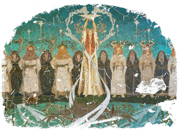 By claw and tooth, from root to thorn, The Old Oak's grove, to wildlings sworn.