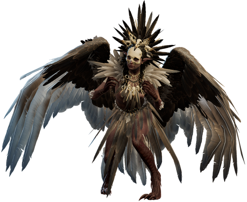 Harpy Baldur S Gate 3 Wiki   800px Harpy Model 