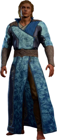 Icebite Robe Half-Elf Front