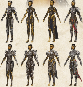 Digital Artbook armor concepts.