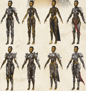 Digital Artbook armor concepts