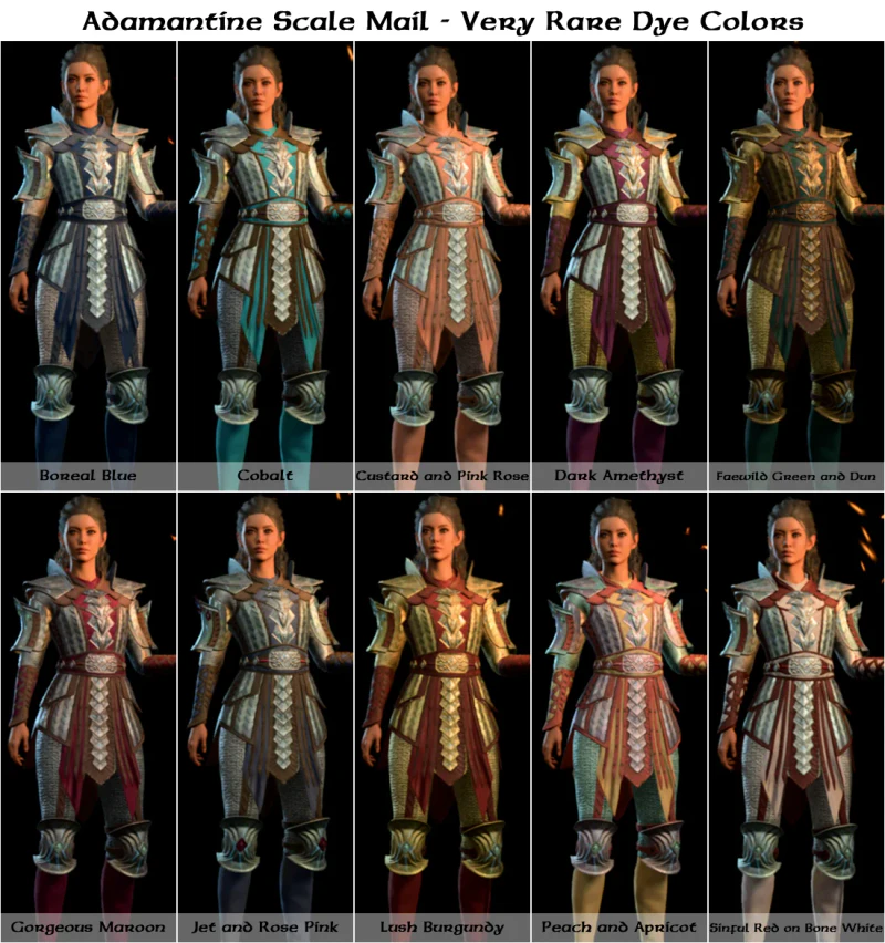 File:Adamantine Scale Mail - Very Rare Dye Colors.webp - bg3.wiki