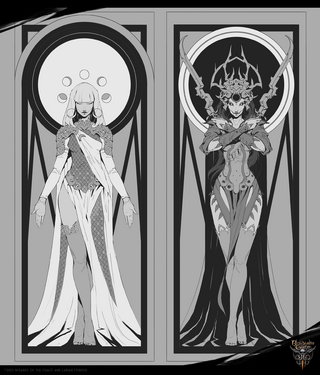 Selûne and Shar