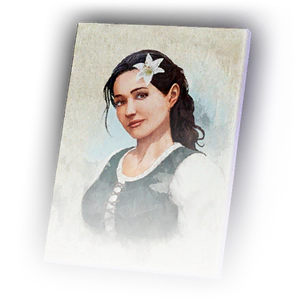 Painting of a Smiling Maiden image