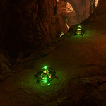 Armed mine (no target nearby)