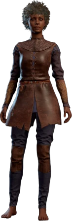 Leather Armour Rogue Human Front