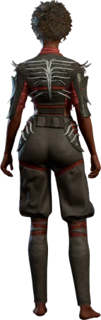 The Graceful Cloth Human Back