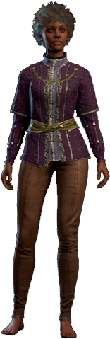 Splendid Purple Outfit Human Front