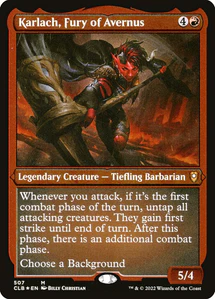 Commander Legends' Karlach, Fury of Avernus