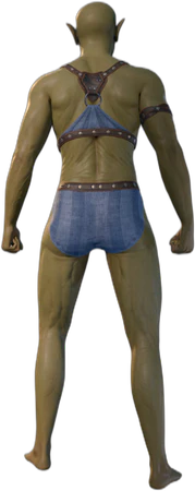 Underwear Half-Orc Back