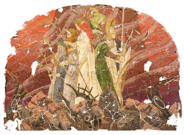 The towers seized, the battle done, The moonrise broke the Darkest One.