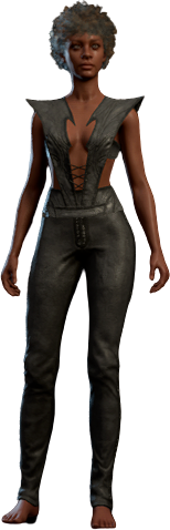 Drow Outfit Human Body1 Front Model.webp
