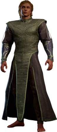 Poisoner's Robe Half-Elf Front