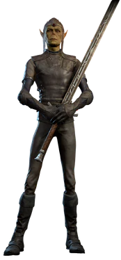 Model during camp visit