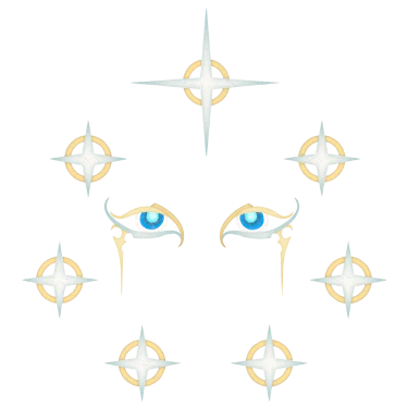 Selûne's symbol on a fresco