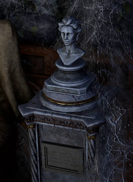 Bust of Melodia in Moonrise Towers