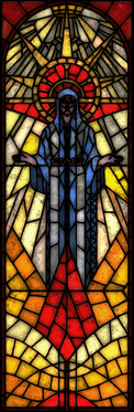 Stained Glass at Rosymorn Monastery