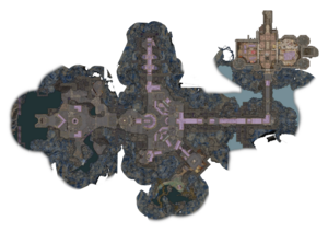 A map of the Cloister of Sombre Embrace