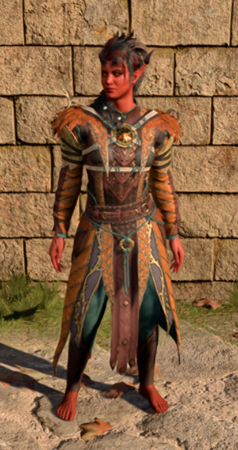 Armour of Moonbasking worn by Karlach