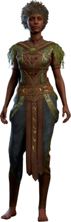 Druid Leather Armour Human Front