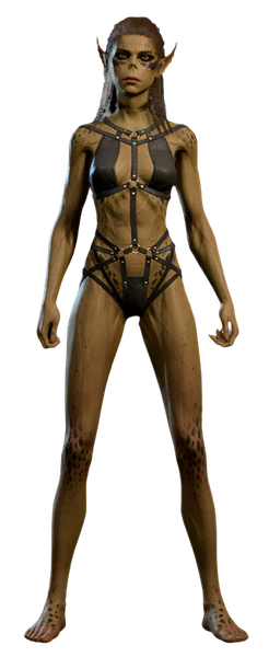 Lae'zel in her underwear