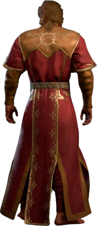 Robe of Summer Half-Elf Back