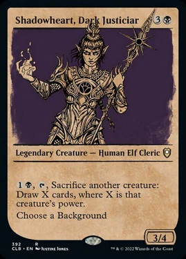 Alternate version of Commander Legends' Shadowheart, Dark Justiciar
