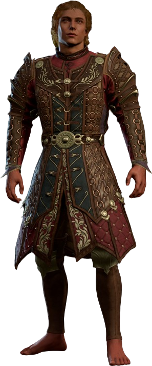 Ring Mail Armour +2 High Elf Front Model.webp