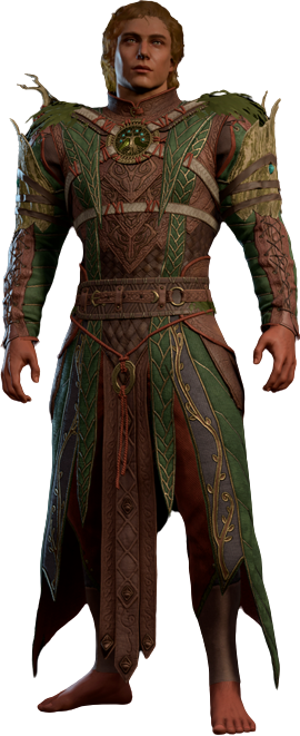 Druid Leather Armour High Elf Front Model.webp