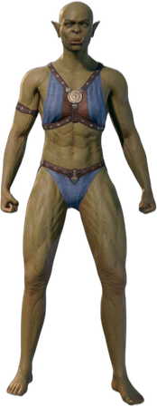 Underwear Half-Orc Front