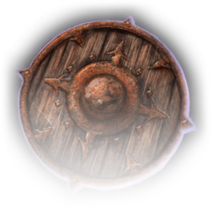 Rusty Studded Shield image
