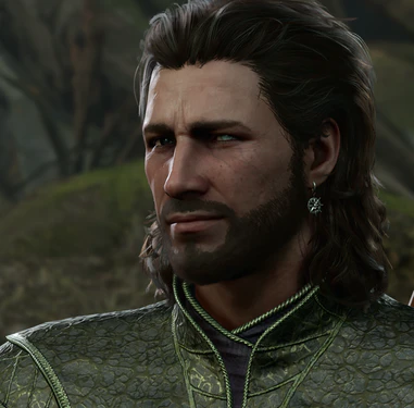 Gale with his left eye affected by Paid the Price.