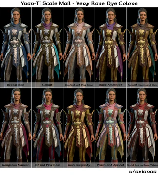 Very Rare Dye Colors